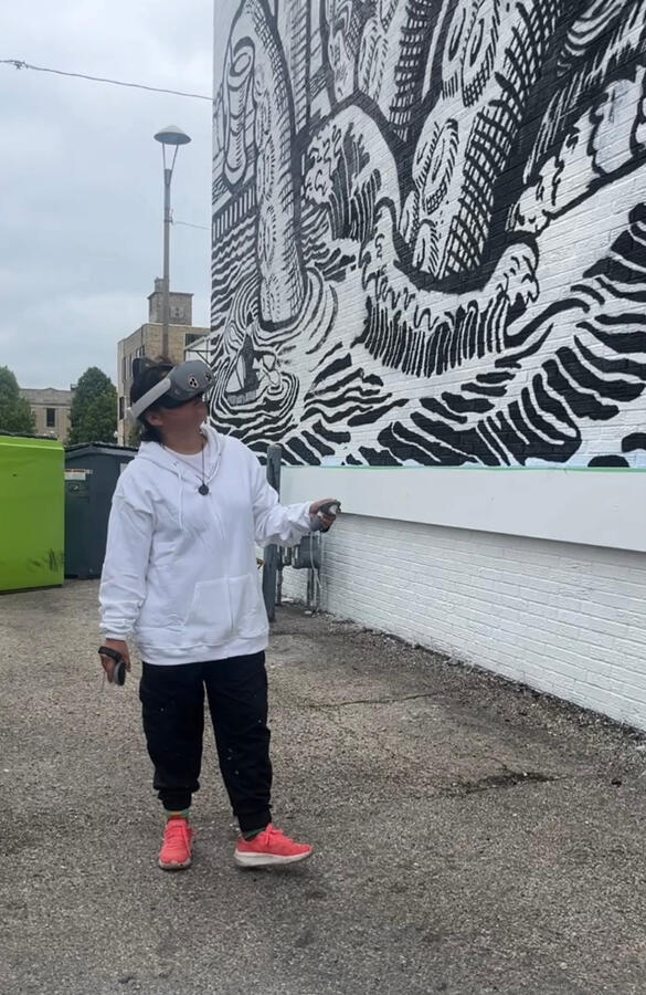 Projecting Mural Projecting Mural